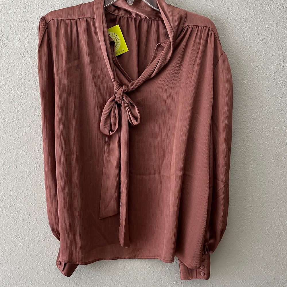 Flying Tomato Dusty Rose Blouse